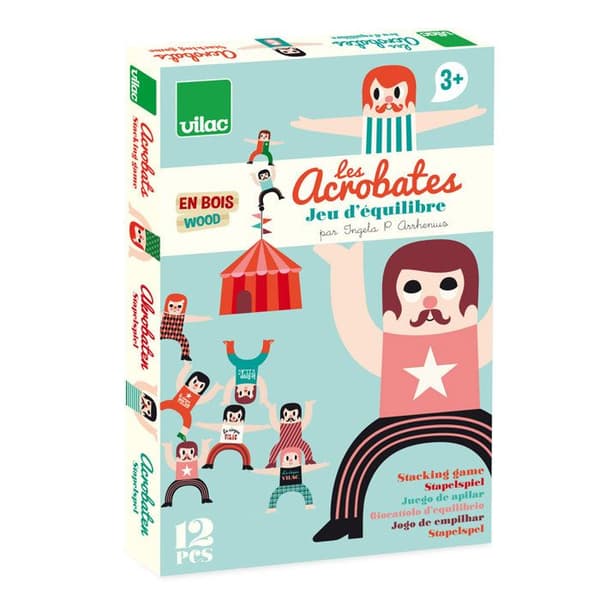 Vilac - De balanserande akrobaterna Röd
