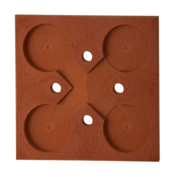 Palloalustat - Xyloba - WEIZENKORN - 2 kpl - Hyttypuuta - Sekayhdistelmä Beige