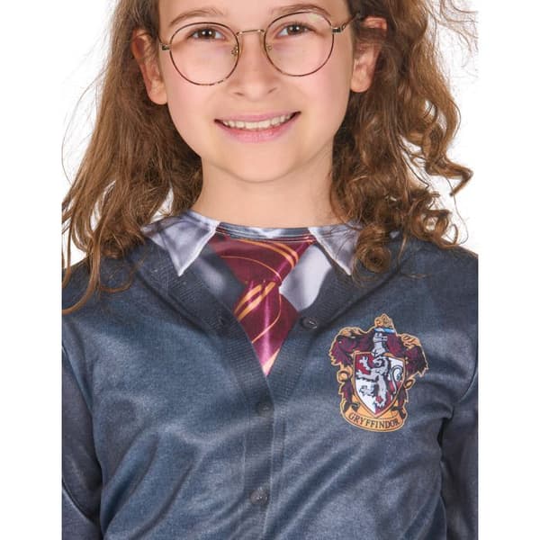 GRYFFINDOR DRÄKT FÖR FLICKA Vit 7-8 år gammal