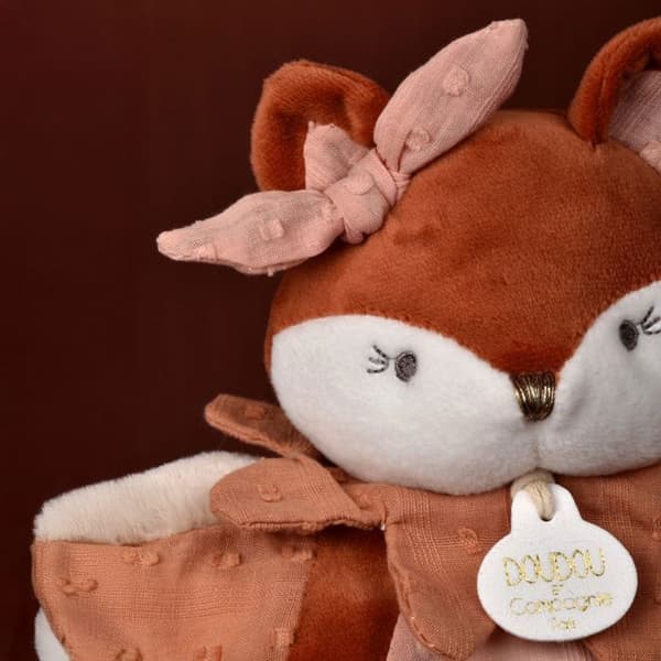 Doudou och Kompaniet - Doudou handdocka räv Mina Ros