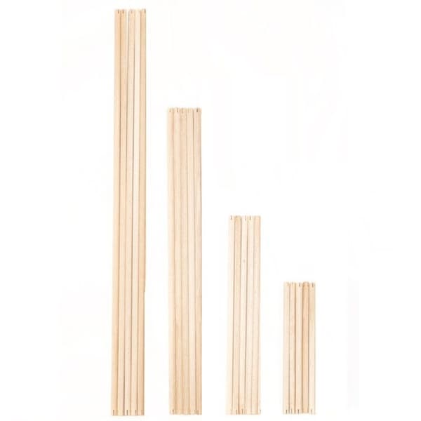 Trigonos - Træstænger Trigonos Beige