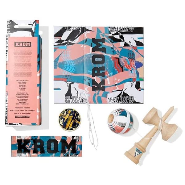 Udendørs leg - KROM - Kendama Noia 4 - Gul - Barn - Multifarvet Multifarvet