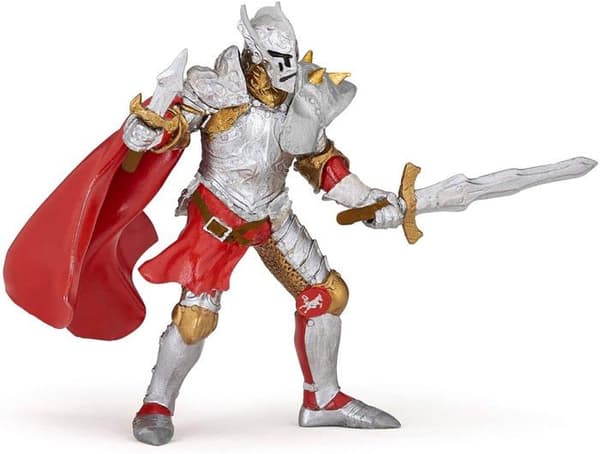 Figuriini Rautamaskilla oleva ritari