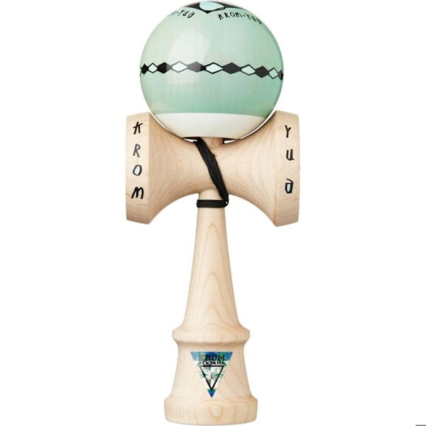 Kendama - KROM - Signaturmod Yua - Barn - Balanspraktik - Kastspel grön