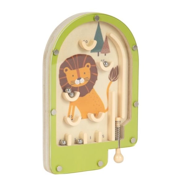 Osoituspelit - Small foot - Mini flipperi Leijona - Puu - 3 vuotta - Kompakti Grön