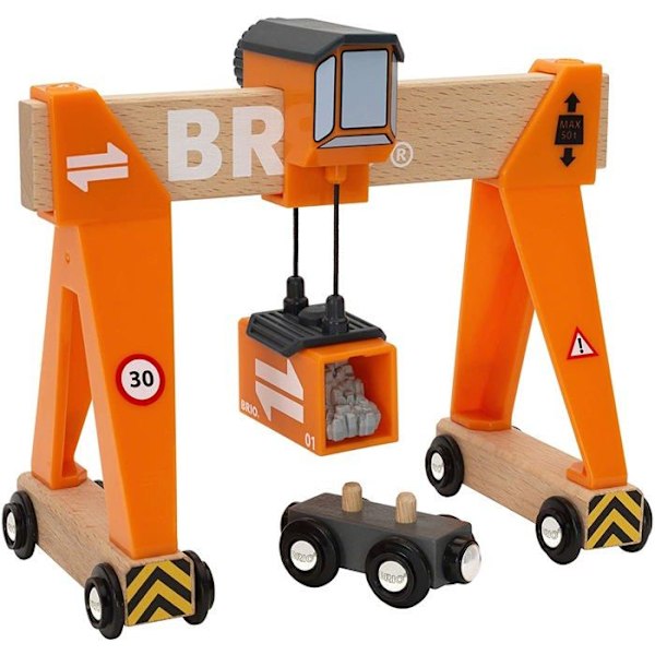 BRIO World portalkran - Ravensburger - För tågbana i trä - Pojkar från 3 år Grön