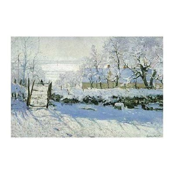 Konstpussel med 650 bitar - Monet: The Skata Flerfärgad