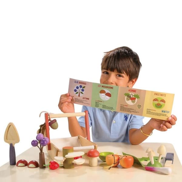 Tender Leaf Toys - Korg för vildplockning - DAM Beige