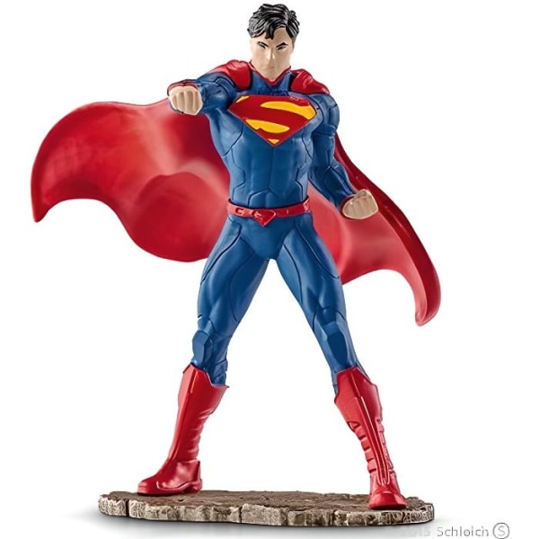 Superman Fighting Figure - SCHLEICH - Justice League-licens - För barn från 3 år och uppåt