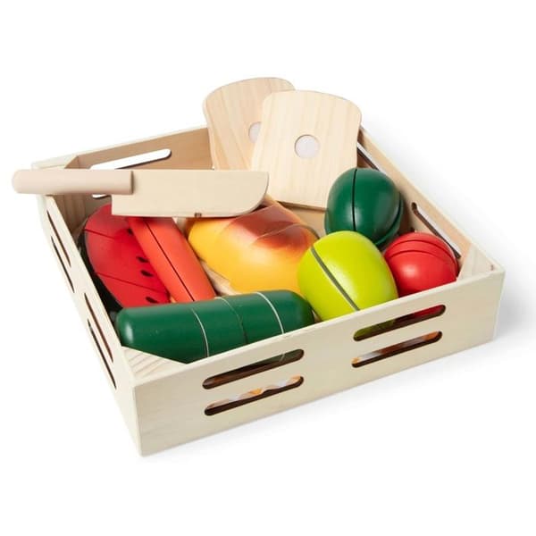 MELISSA & DOUG Træskærbare Fødevarer