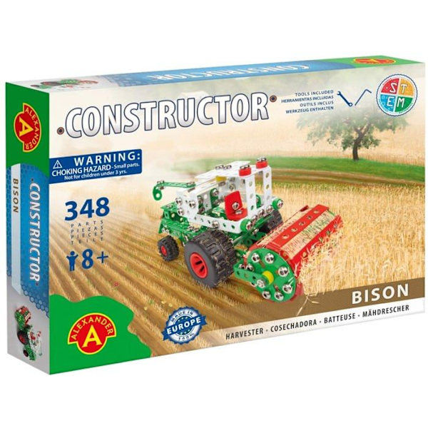 Alexander Toys - Constructor Bison - Skördetröska Grön