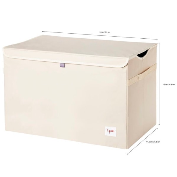3 groddar - Llama Toy Box - ELEMENT FÖR BARN Vit