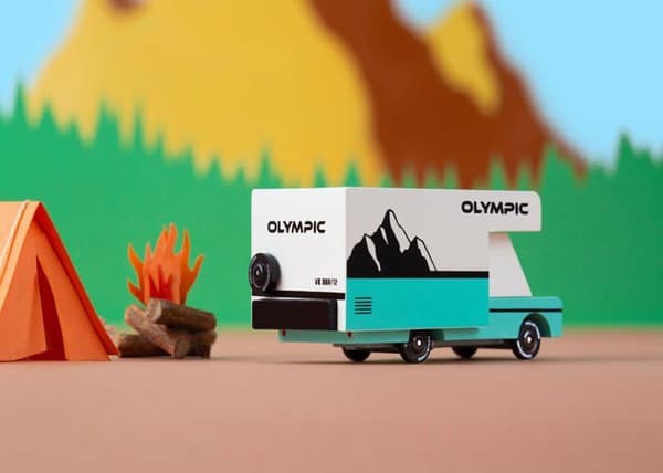 Candylab Toys - Olympisk Camper Bil - DAM Blå