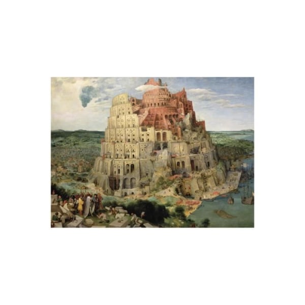 Träpussel Bruegel's Tower of Babel - 250 bitar - MICHELE WILSON PUSSEL