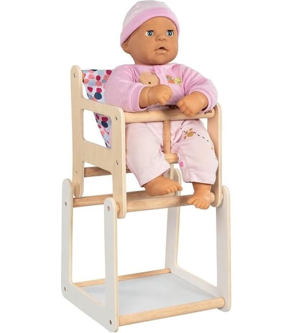 HØJSTOL MED BORD Beige