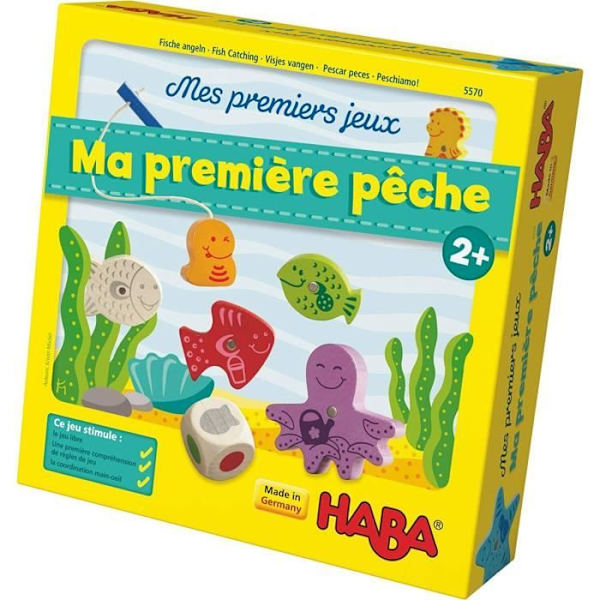 HABA - Mina första spel - Mitt första fiske - Mete - 2 år och uppåt, 5570