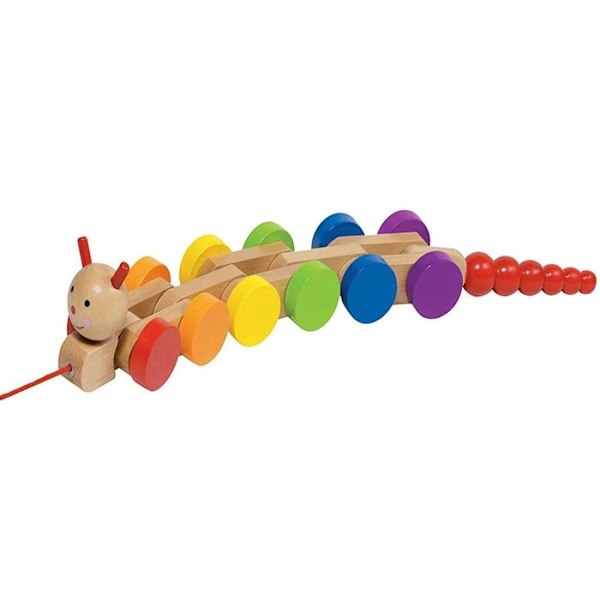 GOKI Nila draglarv - L39 cm - För barn från 12 månader - Rosa och flerfärgad Flerfärgad