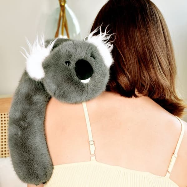 Doudou Podcoll - Koala 40 cm - HISTOIRE D'OURS - PELUSHER/Doudous - Grå - Polyester Grå