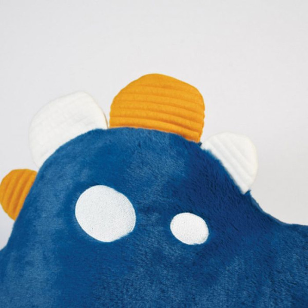 Histoire d'Ours - Hello le Dino Pehmolelu 75 cm - DOUDOU ET COMPAGNIE Blå