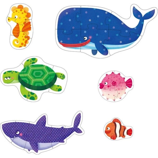Mideer - My 1st ocean animals puzzle - TROUSSELIER Rosa