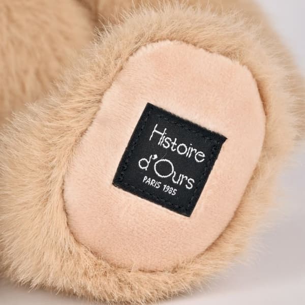 HISTOIRE D'OURS - Pehmolelu Clémentin 38 cm Manteli beige