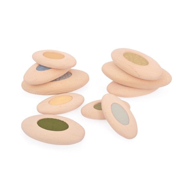 Guidecraft - Sensorisk stapling av småsten Beige