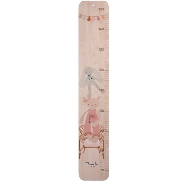 Maïlou Tradition - Træmåler Pink Mus - DOUDOU ET COMPAGNIE beige