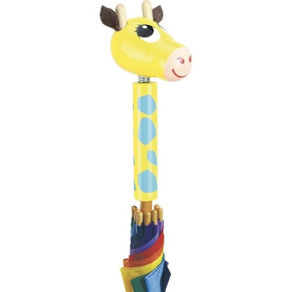 Vilac - Flip Flap Umbrella the Giraffe Gul