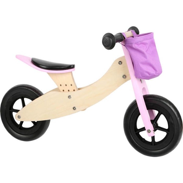 2-i-1 Maxi Pink Balance Bike-Tricycle Rosa