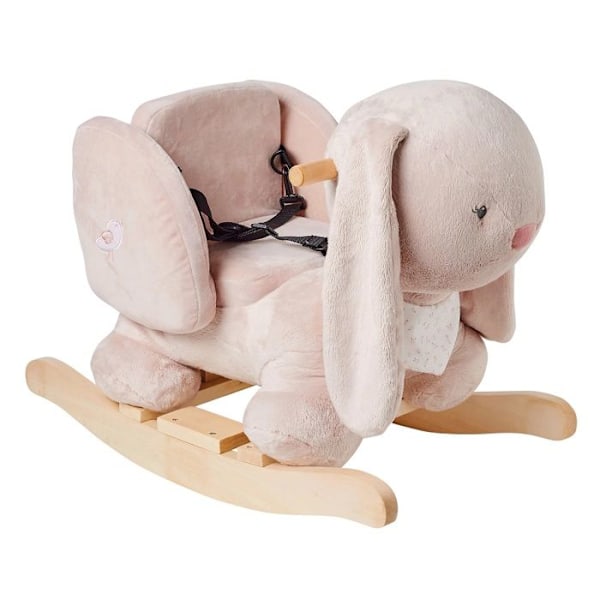 NATTOU Beige Rabbit Rocker - Alice & Apple - Vit - Blandat - 65x34x45 cm - Barn