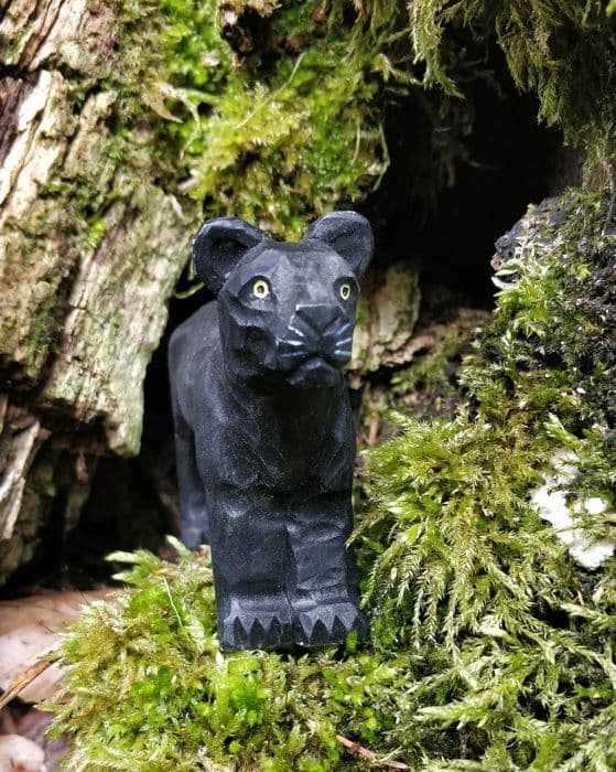 Wudimals - Figurine Panthère - K-PLAY Svart