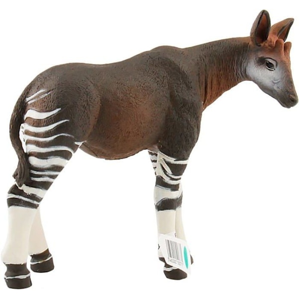 Leksak - PAPO - Okapi - Brun och vit - För pojkar från 3 år och uppåt Brunt och vitt