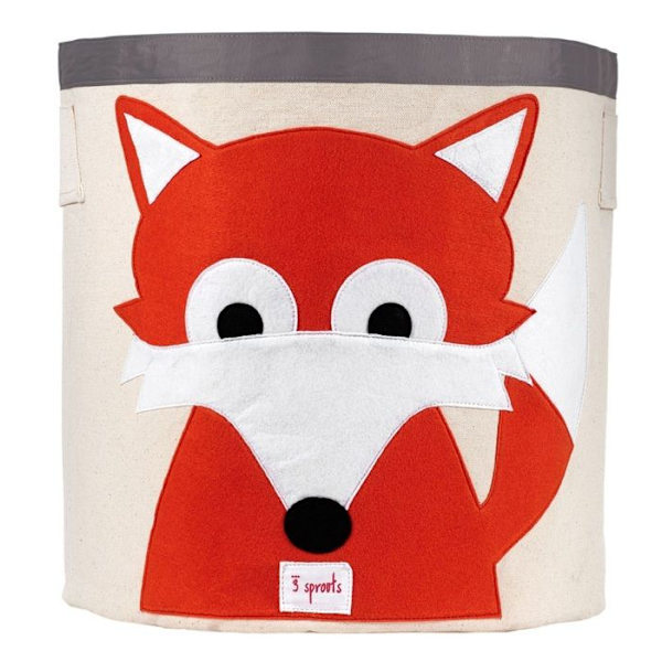 3 groddar Fox Toy Bag Flerfärgad