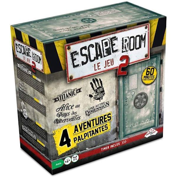 Escape Games 2 - Box 4-spel Svart