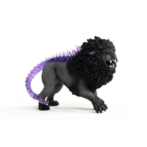 Lion of Darkness Figur - Mycket detaljerad och realistisk figur med genomskinlig svans - Leksak för pojkar och flickor -