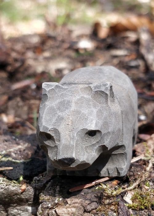Wudimals - Wombat Figur - K-PLAY kastanj