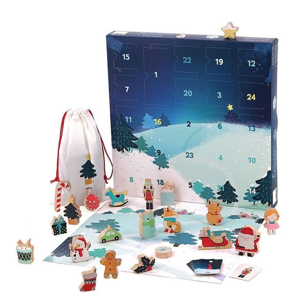 Adventtikalenteri Kosketa ja löydä Julfärger