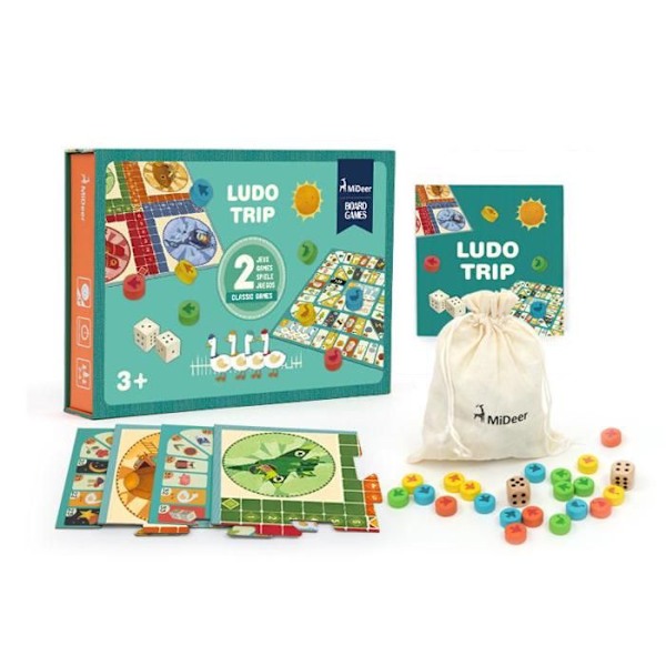 Mideer - Ludo Trip - Oskaripeli ja pieni hevoset - TROUSSELIER Grön