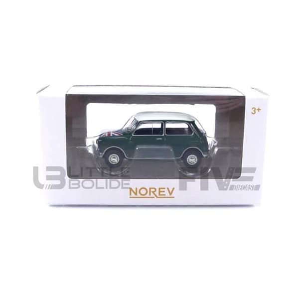 Samlemodelbil - NOREV - MINI Cooper S 1964 - Skala 1/54 - Grøn - Ref. 310524 Grön