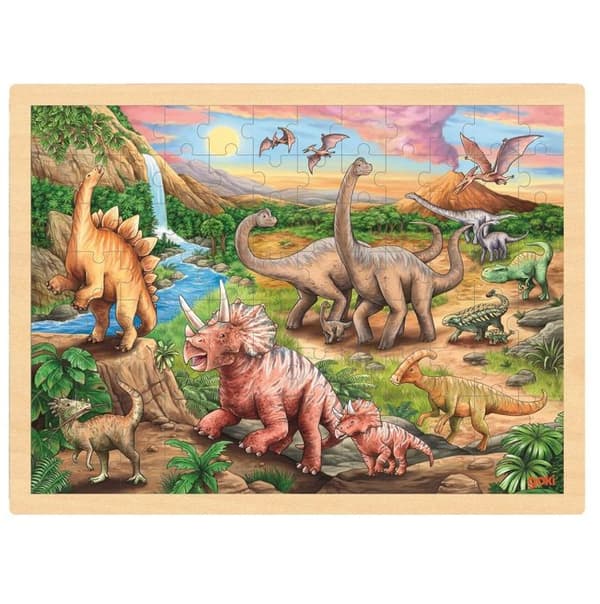 Goki - Puzzle Dinosaurusdal - GOLLNEST & KIESEL Beige