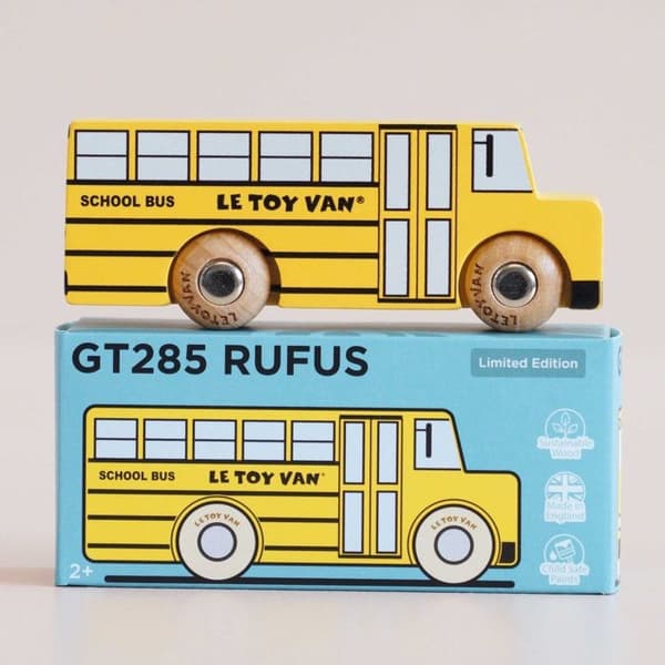 Le Toy Van - Skolebus Rufus No 47 - PETIT JOUR Gul