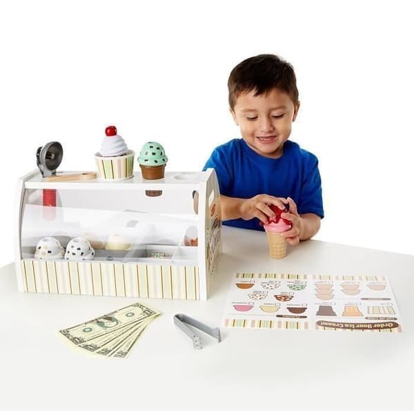 MELISSA & DOUG Træisbutik Flerfärgad