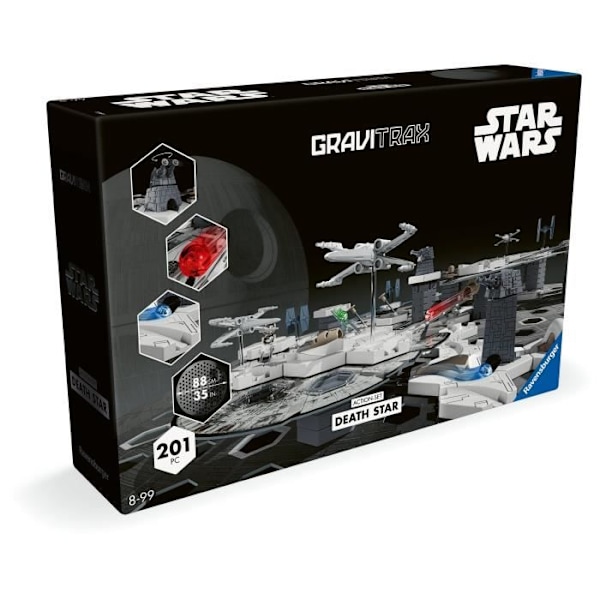 Ravensburger-Gravitrax Star Wars-set-188 bitar-Marmorkrets-Byggspel-Marmorbana-Från 8 år gammal-23860 Flerfärgad
