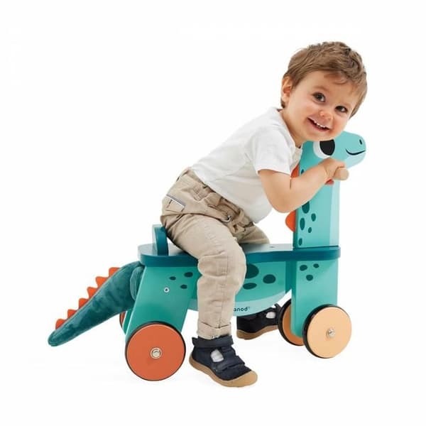 DINO - BÆRER PORTOSAURUS Grönt och orange
