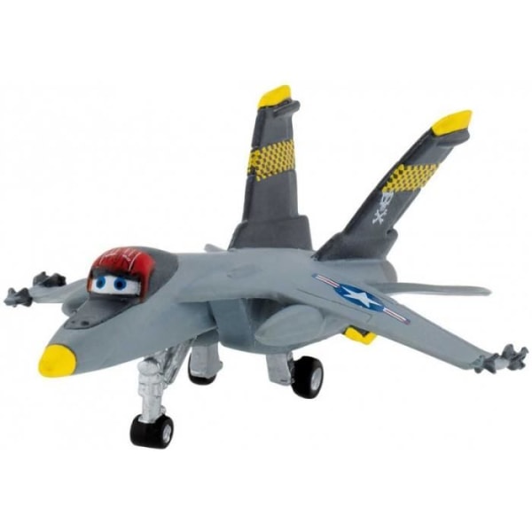 Echo Figurine - Disney Planes - 10 cm - Miniatyrkaraktärer - BULLY - Grå, Vit, Gul och Röd Grå, vit, gul och röd