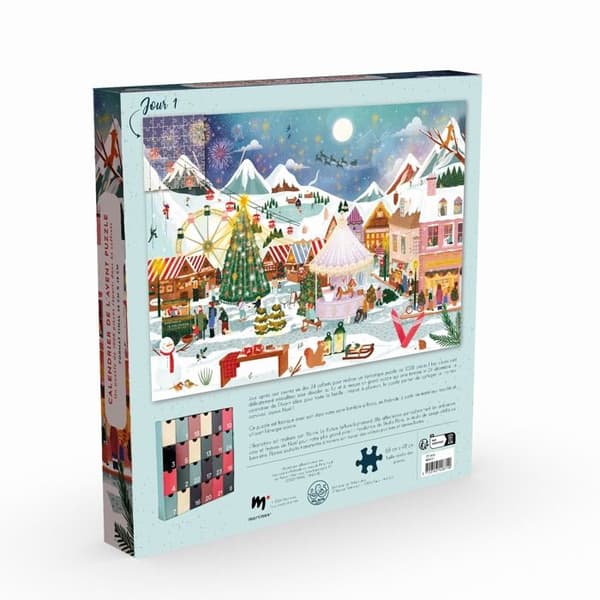 1008 bitars pussel Eeboo adventskalender