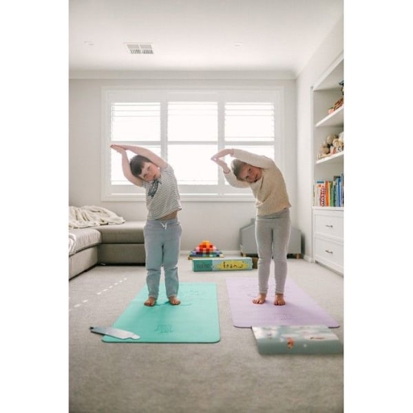 Buki France - Grön yogamatta för barn