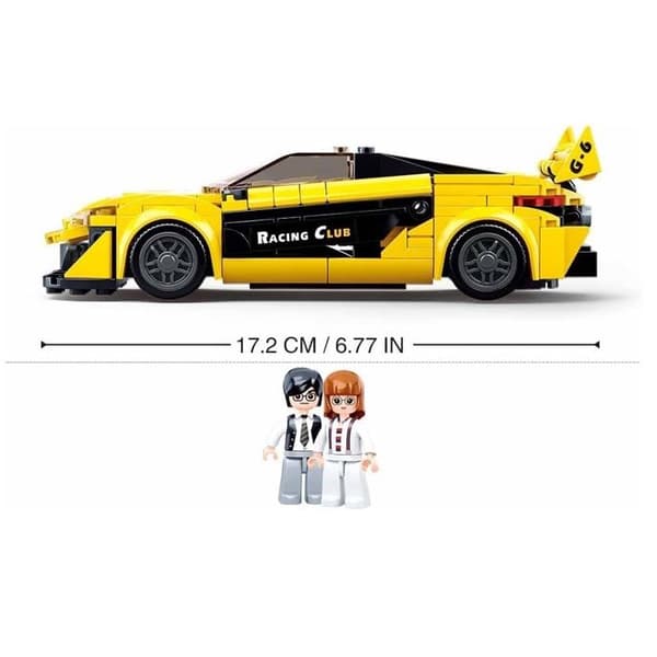 Sluban engelsk supercar gul Gul