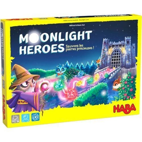 Haba Moonlight Heroes Discovery Game Multicolor - HABA - Moonlight Heroes - Blå - Ålder 5 och uppåt - Blandat Flerfärgad