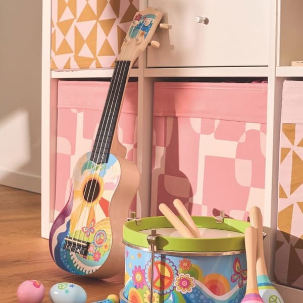 Goki - Ukulele Flower Power - GOLLNEST & KIESEL beige